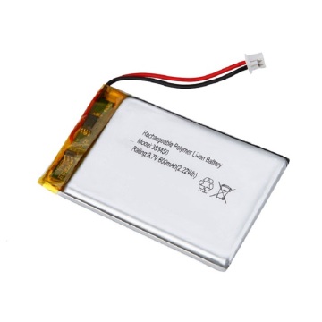383450 3.7V 600 mAh μπαταρία πολυμερούς