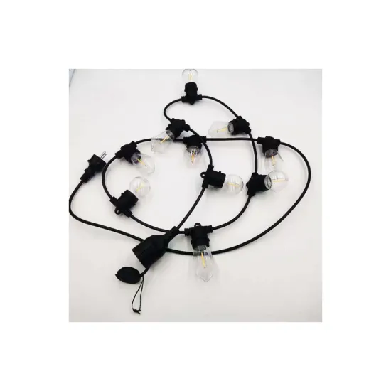 Waterproof Shatterproof Outdoor LED Diamond String Light Strings with 26 Bulbs - Connectable