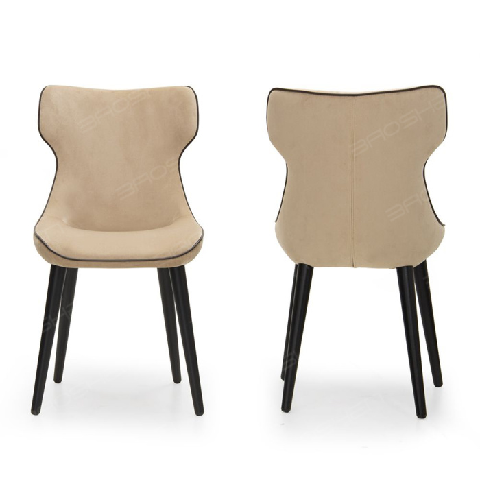 Cadeira de jantar de madeira design moderno