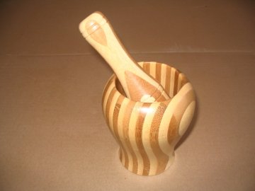 Mills,bamboo mortar and pestle