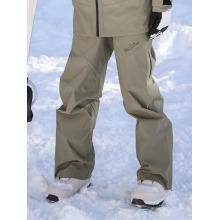 Calça de snowboard impermeável de esqui de neve masculina