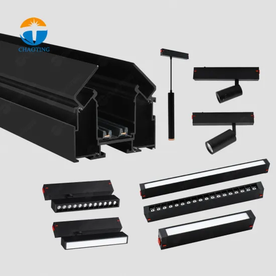 Smart Tuya Bluetooth WiFi Magnetic Track Spot Light LED Lamp 220V Track Lighting Rail for Stretch Ceiling