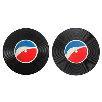 PVC disc coaster
