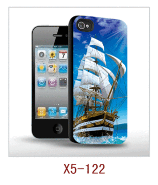 Boat Picture 3d Iphone5 Case,pc Case Rubber Coated,with 3d Picture,multiple Colors Available 