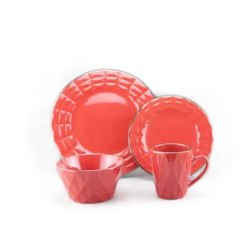 OEM service dinner set Color Glaze customized