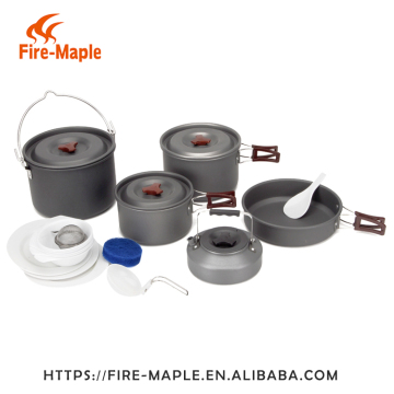 MASTERCLASS PREMIUM FIRE MAPLE FMC-212 ALUMINUM COOKWARE SET FOR 6-7 PERSONS