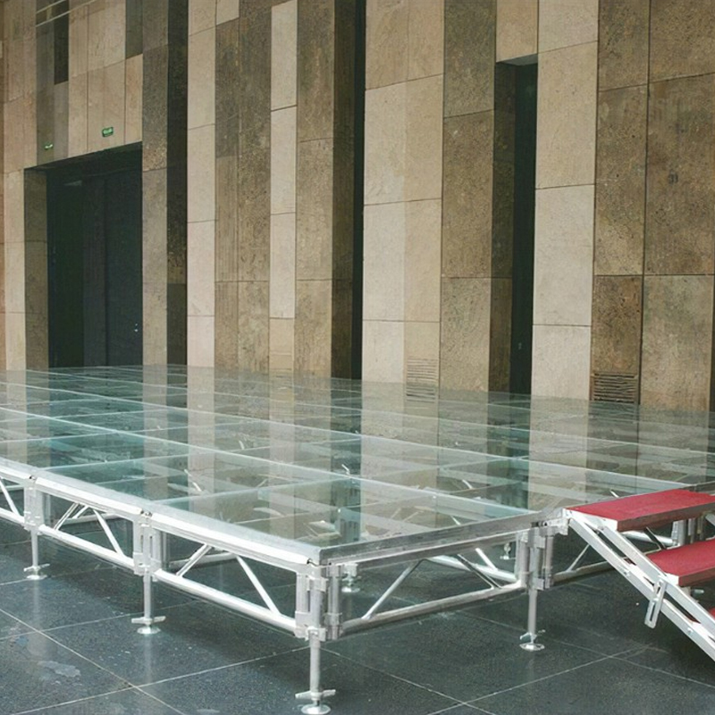 Aluminum Alloy Glass Stage