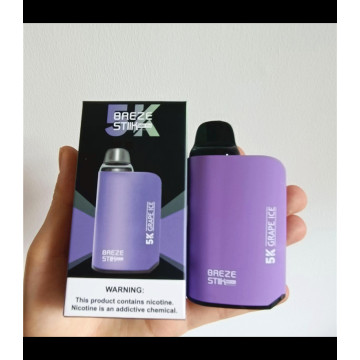 Breze Stiik은 5000 퍼프 일회용 vape를 쳤다