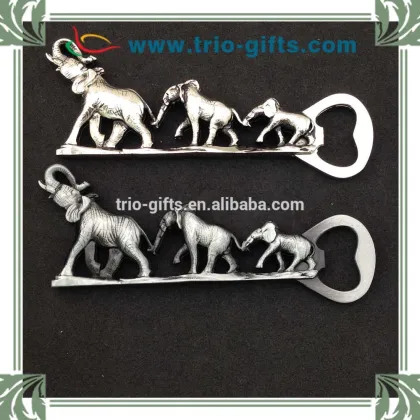 2015 Custom bottle opener with elephant design