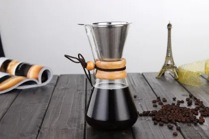 Coffee Pot Borosilicate Glass Pour Over Coffee Maker