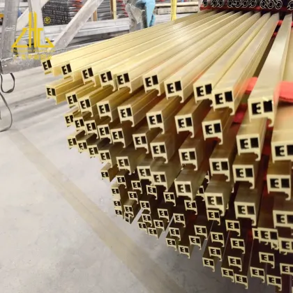 Brilliant Shiny Anodized Aluminum Profile for Shower Rooms - Germany/Russia Standard