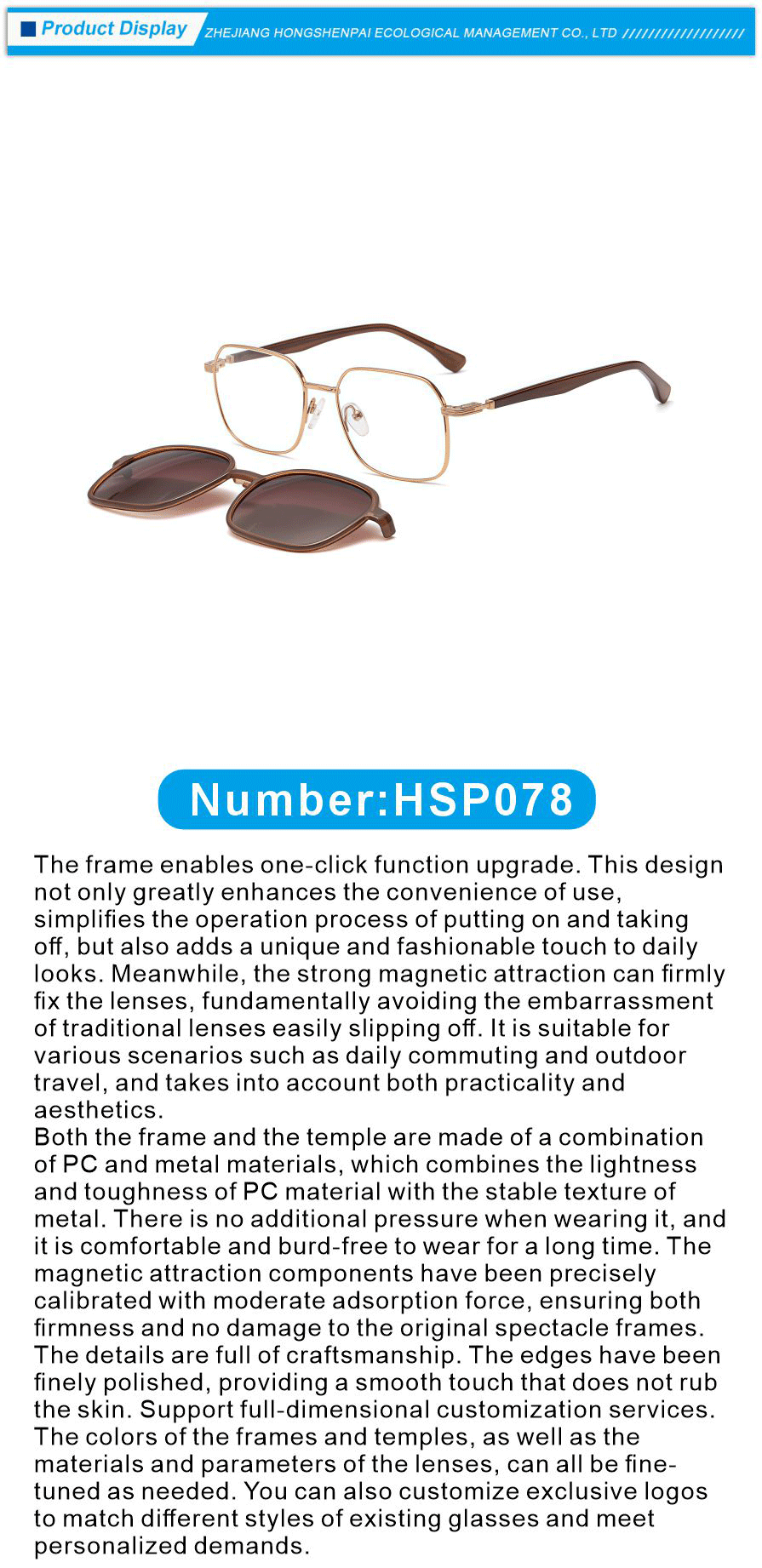 Dual use clip on glasses