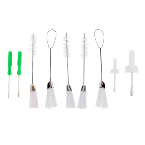 9 Pieces Sewing Machine Overlock Serger Service/Repair Kit 3 Sewing Machine Brushes and 4 Screwdrivers Set