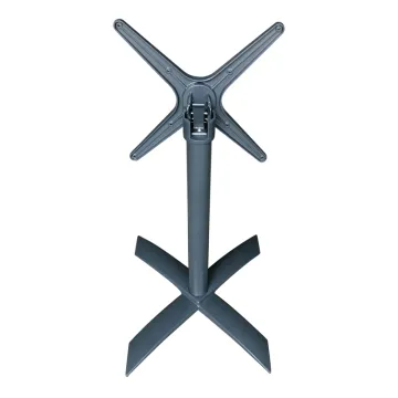 Versatile High and Low Aluminum Base Counter Dining Table Support
