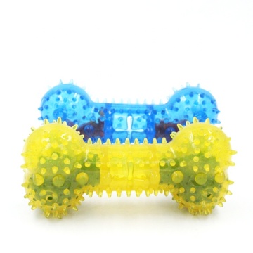 Dog Chew Toy Toothbrush Coolable Squeaky Teeth Cleaning Dogs Teether Cooling Chew Toys