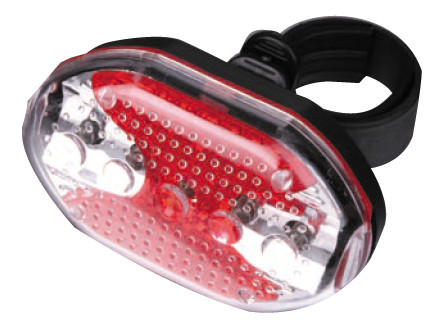 3*AAA 5LED plastic bicycle tail flash lamp