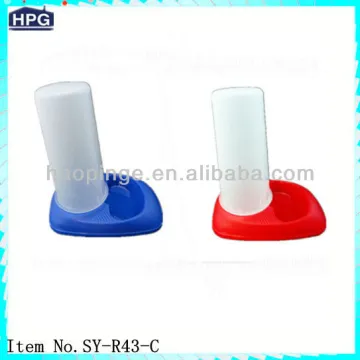 Plastic pigeon feeder for animal pigeon feeders