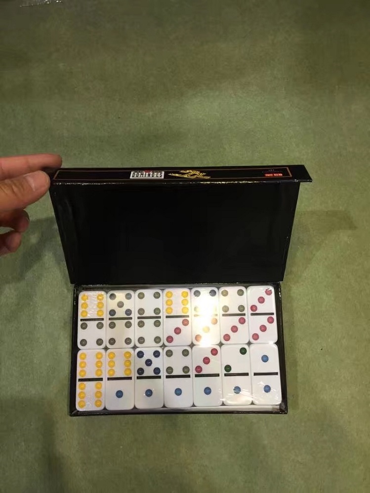 High Quality Double 6 color  Dominoes