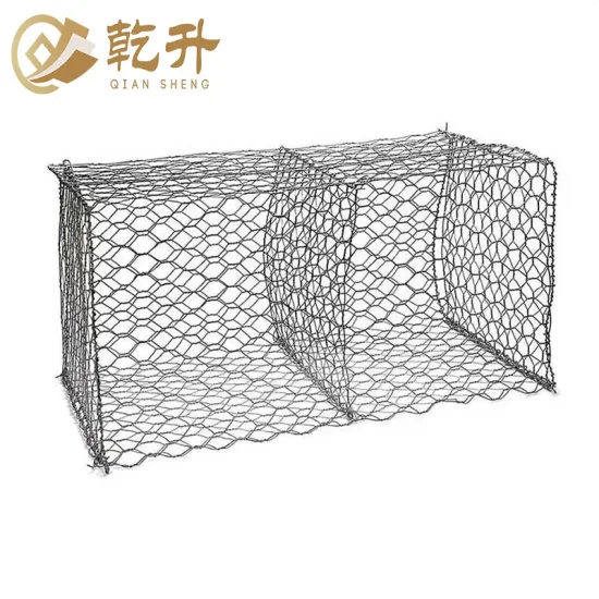 Large-Scale Gabion Boxes for River Protection