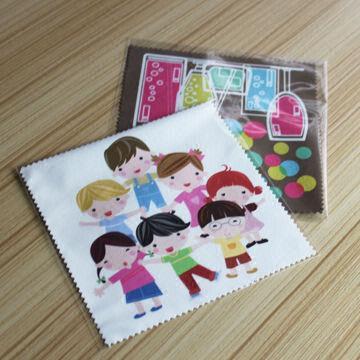 Lens Cleaning Cloth with Digital Printing, Use for Eyeglass, Sunglasses, iPhone, Cellphone, Computer