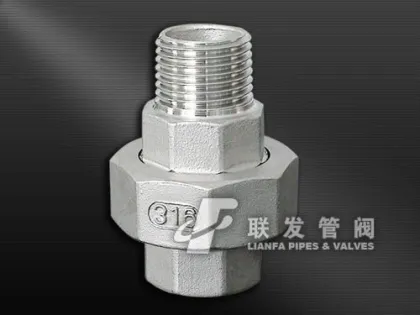 Stainless steel fittings Union M/F