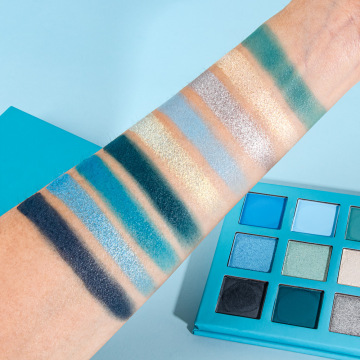 Custom OEM 9 Color Matte Glitter Eyeshadow Palette - Low MOQ