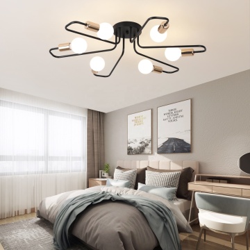 Luce del soffitto moderno semplice a 6 muri a 6 muro