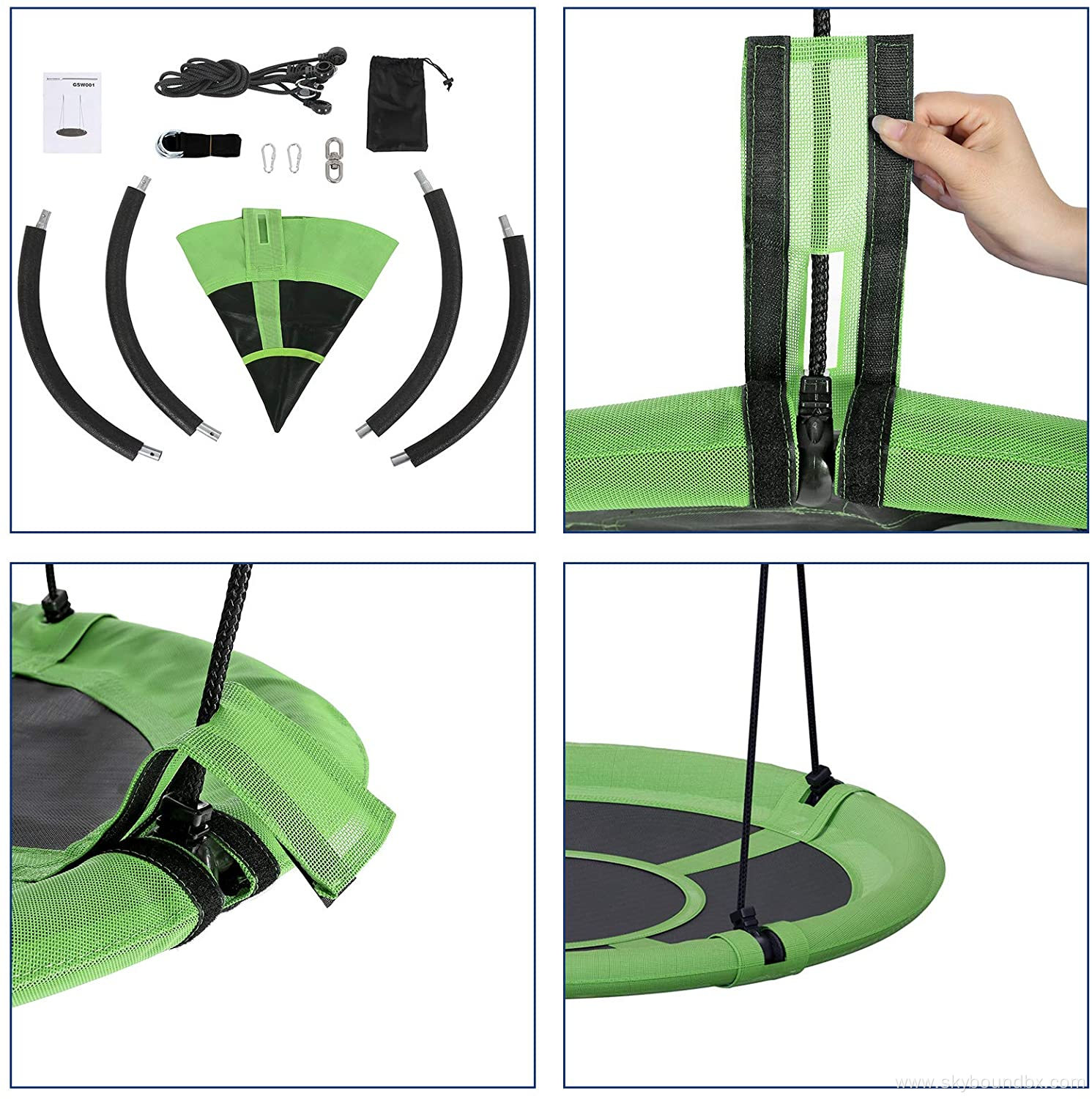 Tree swings round nest swing GS CE approved