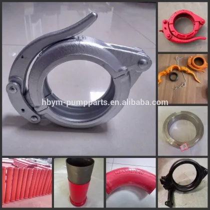 DN125 standard concrete pump pipe snap clamps /coupling