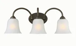 Antiqued Steel Bathroom Vanity Lamps Wall Lighting