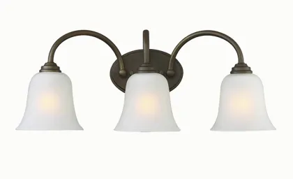 Antiqued Steel Bathroom Vanity Lamps Wall Lighting