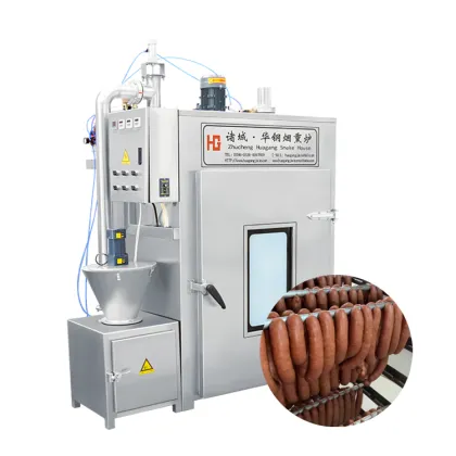 Professional Fish Meat Bacon Smoking Machine - HUAGANG 30-1000kg Capacity Smoke Oven Price