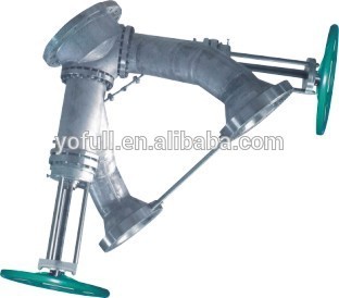 Jacketed vessel bottom reversing valve,Melt Valve,Stainless Steel Valve