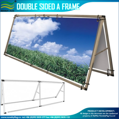 Quality Portable Aluminum Double Side A Frame Banner Stand