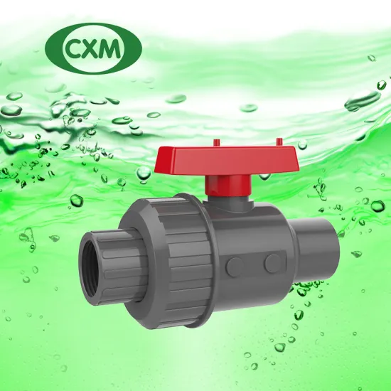 UPVC female threaded single union ball valve