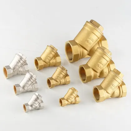 Brass Threaded Y Strainer Valve Y Water Filter