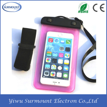 Custom Waterproof Bag With Armband 5.5 inch Waterproof phone Armband Bag