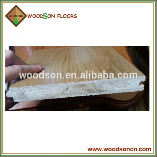 High Quality 23 mm Thickness Selected Solid Oak Hardwood Flooring