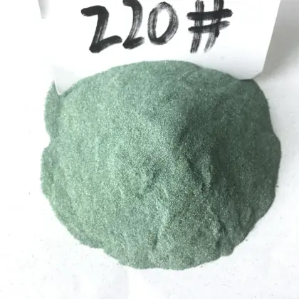 green silicon carbide grains for processing soft metals