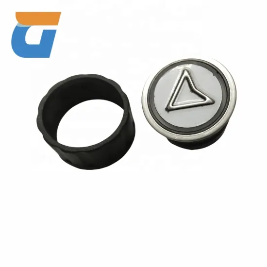 Elevator Button Accessory: D2AN-2B Stainless Steel 36mm with Three Needle Green Light
