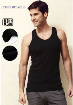 gym singlet stringer tank top custom made with cotton polyester