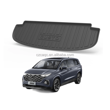 All Weather TPE Waterproof Rear Trunk Mats for Hyundai Custos (7 Seats) 2021-2023