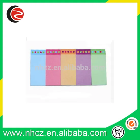 Colorful Regular Custom Sticky Notes,printed logo