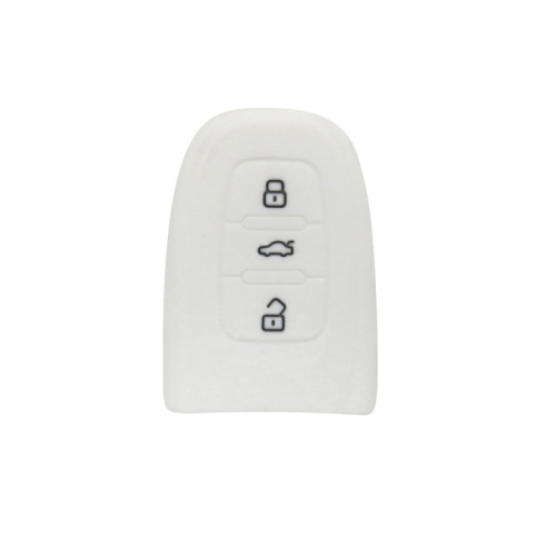 Audi 3 buttons car silicon key case