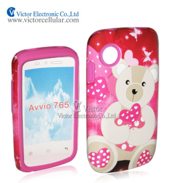 TPU PC water sticker case for Avvio 765