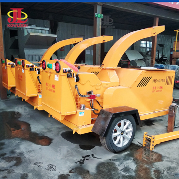 Hydraulic Feed Mobile Diesel Engine Wood Chipper for Forestry Waste and Wood Branches Shredding