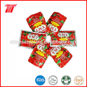 low price 56g sachet tomato paste for American market