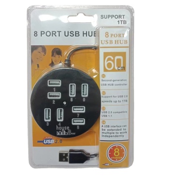 Espansione del laptop ad alta velocità: scopri l'hub USB 2.0 Ultimate a 8 porte