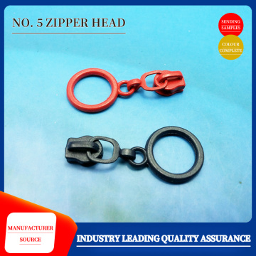 Customized clothing zipper head