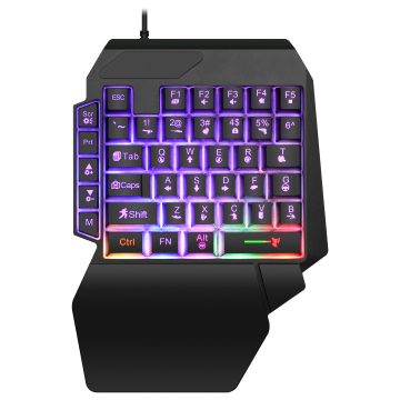 Clavier de jeu USB câblé à une main directe en usb - Service OEM USB 2.0